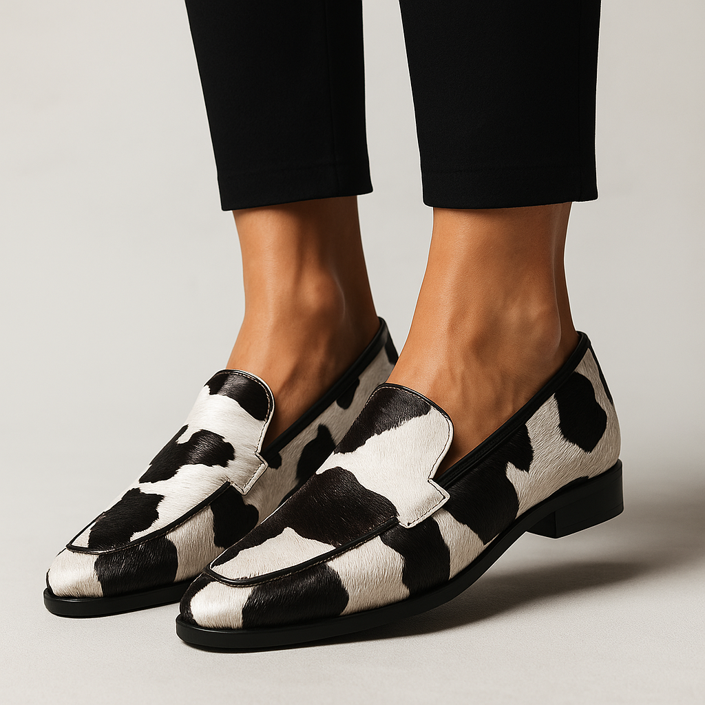 Ellen | Loafers for Women | Patterned Print Upper