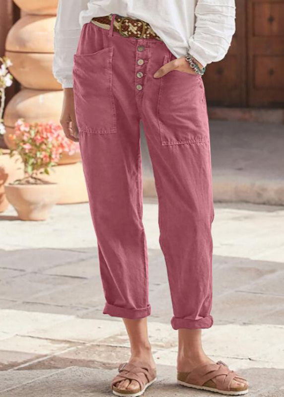 Ellen | Women’s Trousers | Button Front Tapered