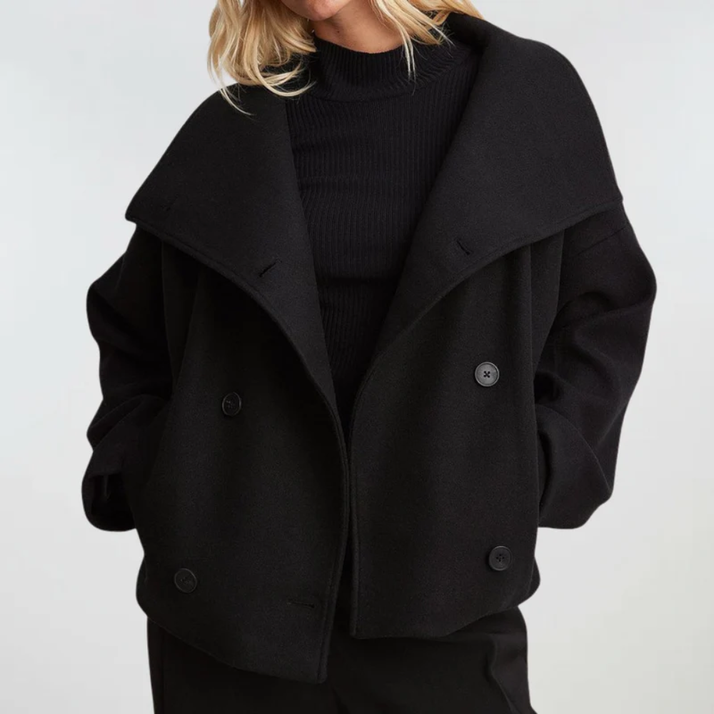 Ellen | Women’s Coat | Cropped Double Breasted