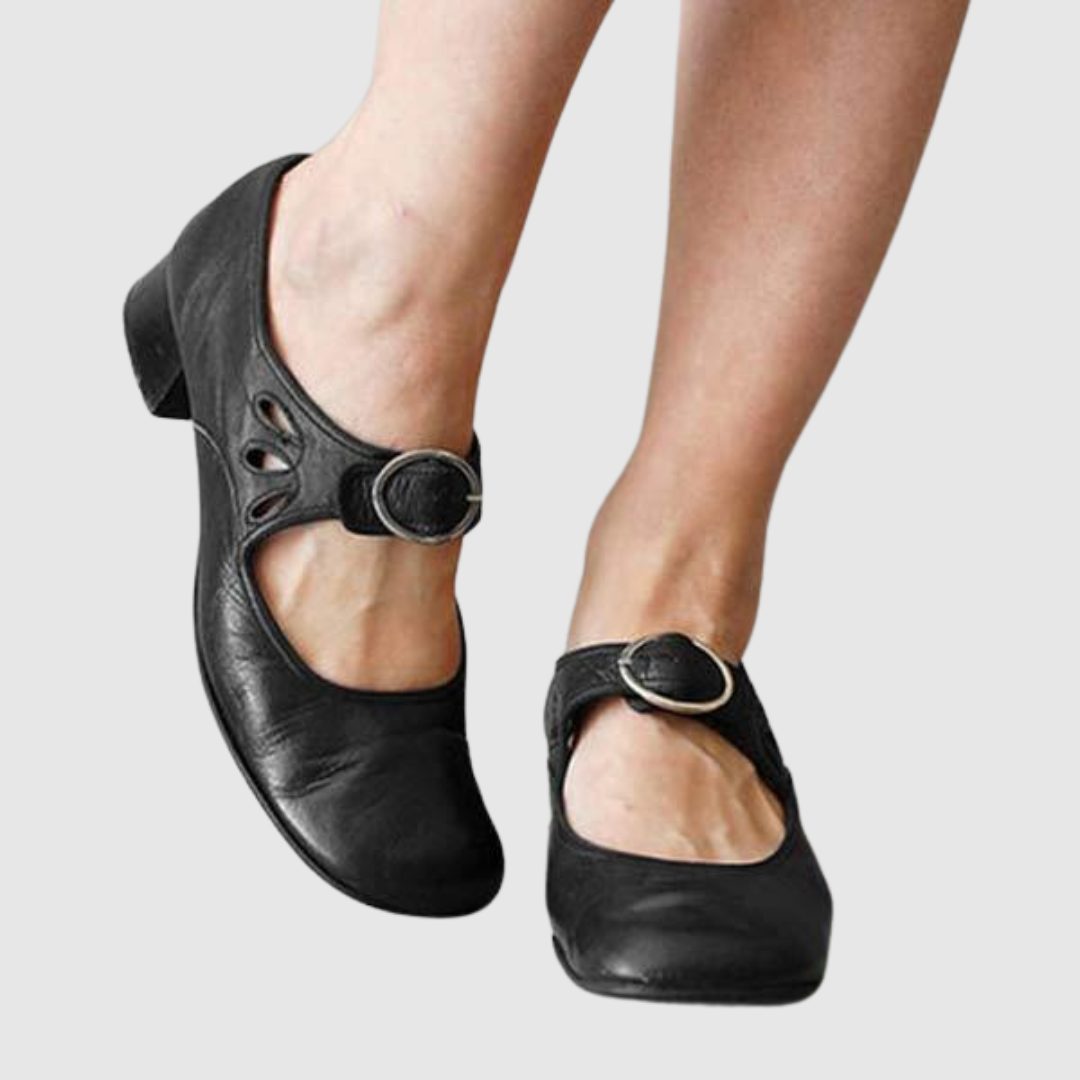 Ellen | Mary Jane Shoes for Women | Buckled Strap