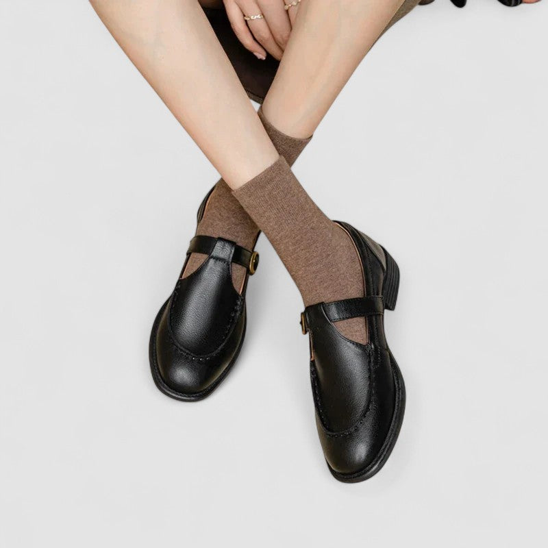 Ellen | Mary Jane Shoes for Women | Square-Toe