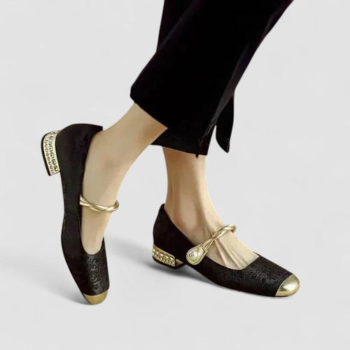 Mary Jane Shoes for Women | Metallic Accents