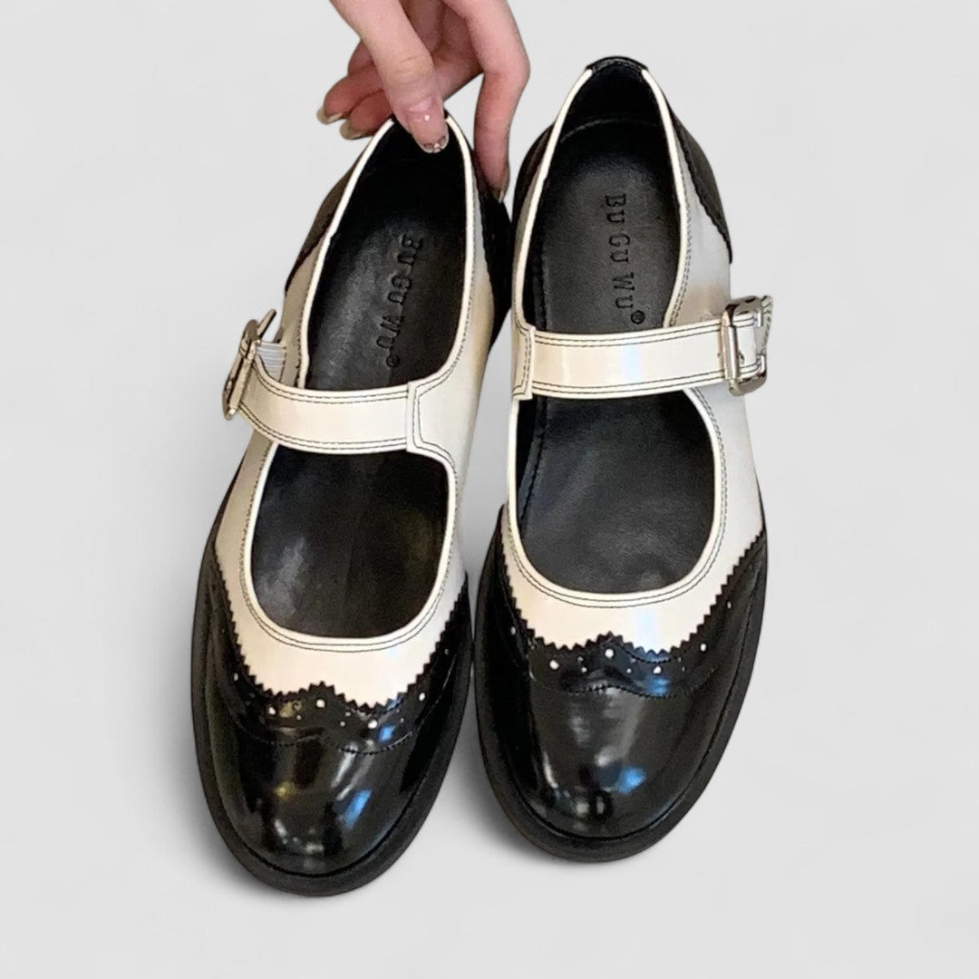 Ellen | Mary Jane Shoes for Women | Two-Tone