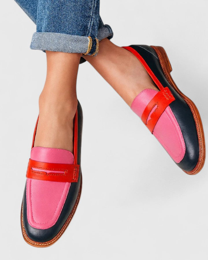 Ellen | Women's Comfortable Loafers | Orthopaedic Pink Cushioned