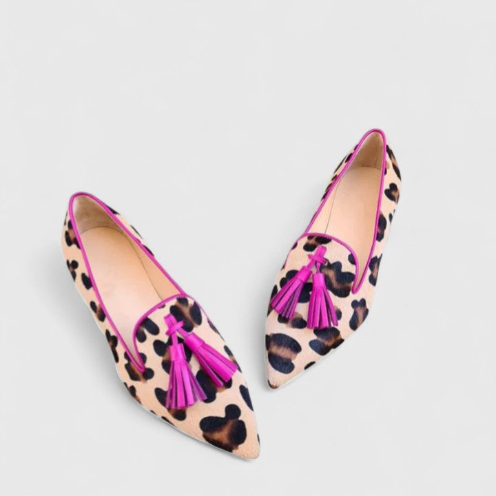 Ellen | Loafers for Women | Flat Pointed Patterned