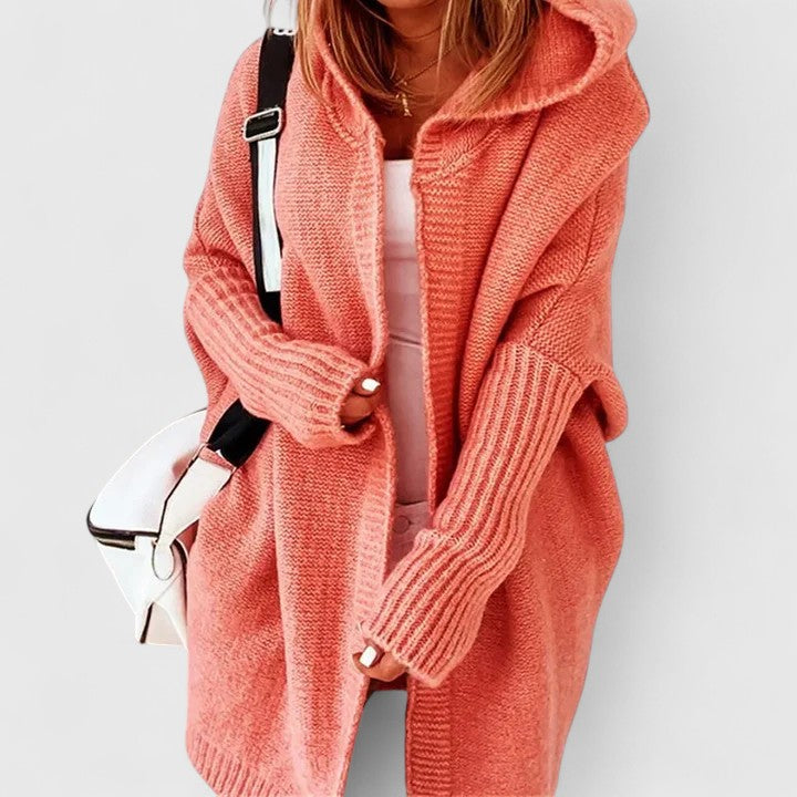 Women’s Cardigan | Hooded Open Front