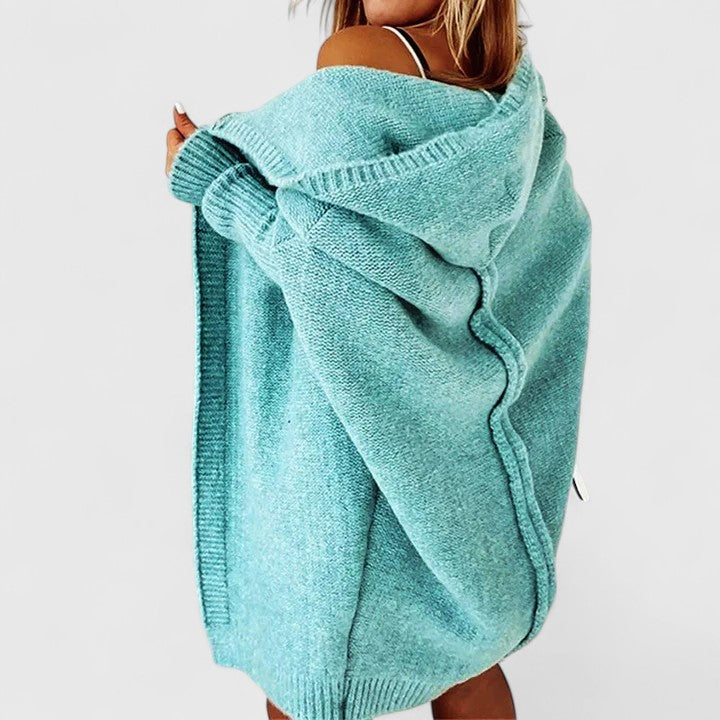 Ellen | Women’s Cardigan | Hooded Open Front