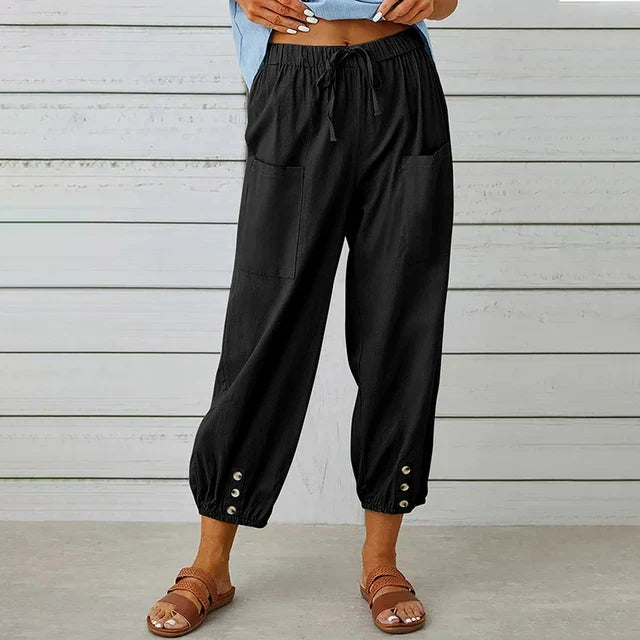 Women’s Trousers | High Waist Drawstring