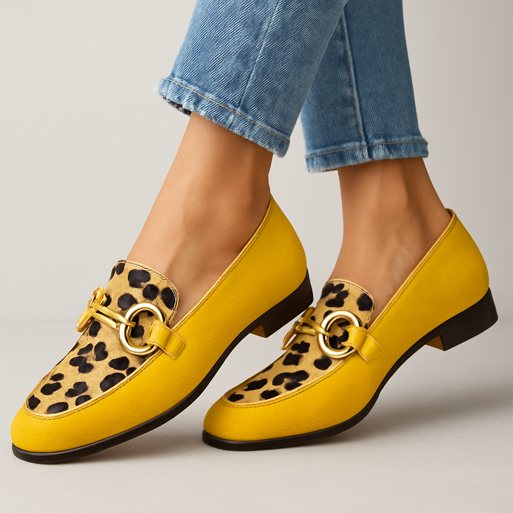 Loafers for Women | Patterned Detail Slip On
