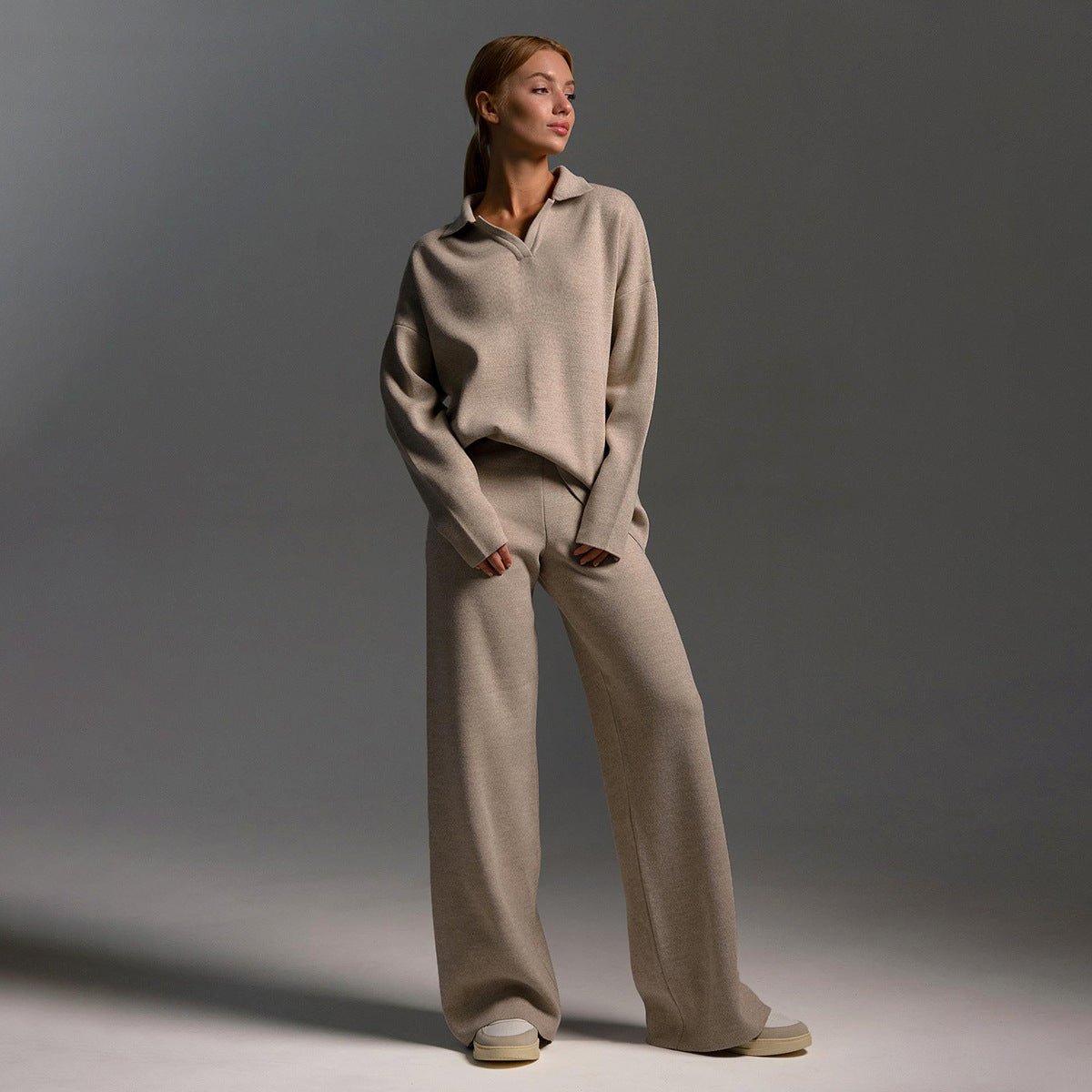 Ellen | Women's Tracksuit | Knitted Top and Trousers