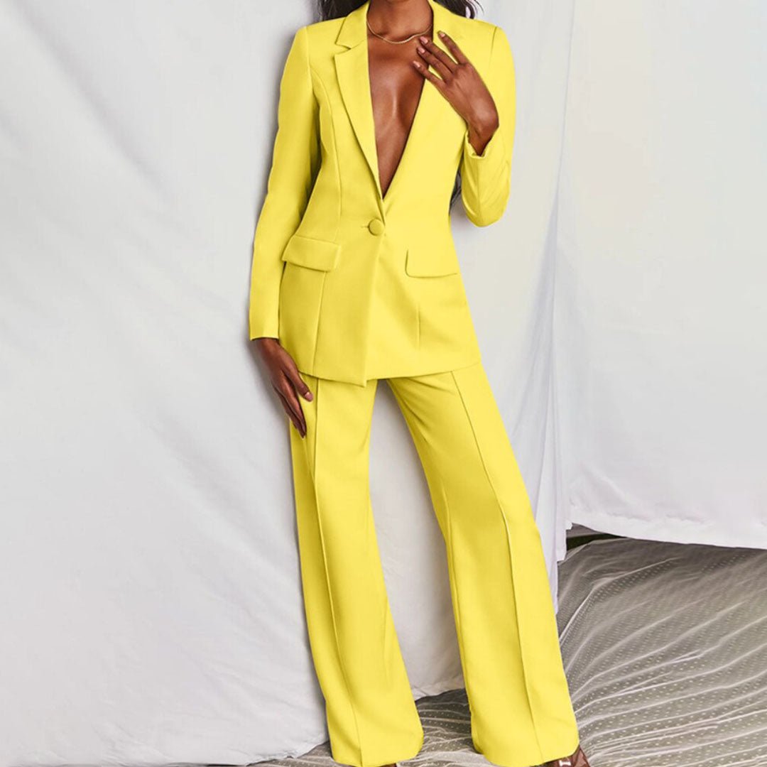 Women's Two-Piece Set   | Blazer and Trousers