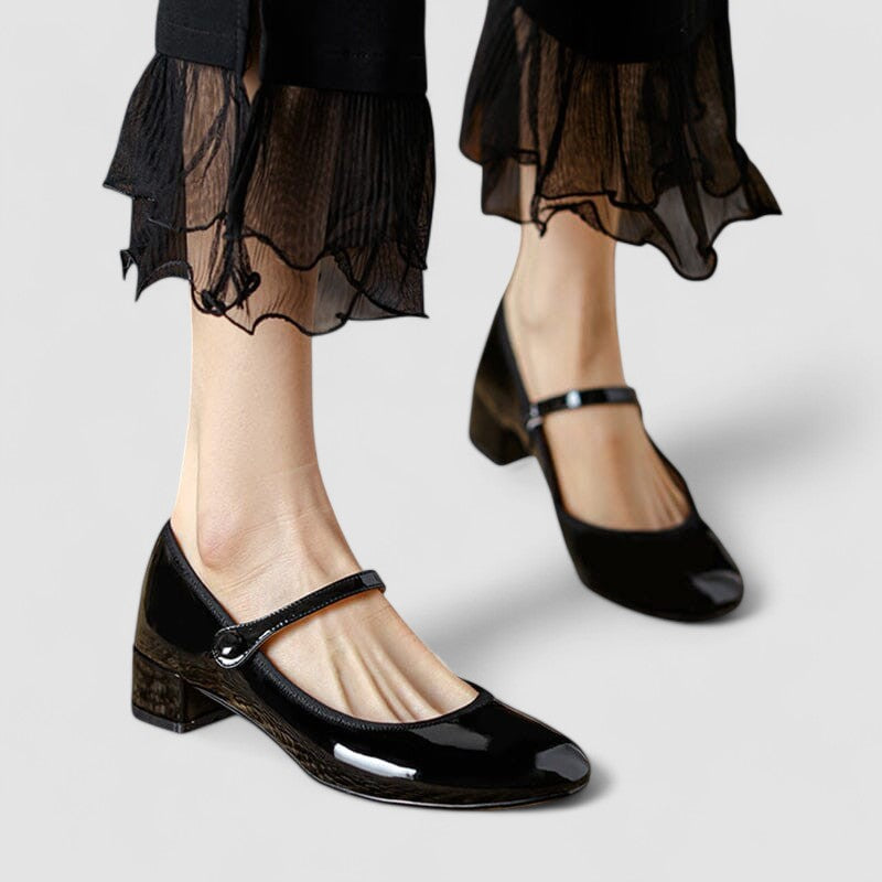 Ellen | Mary Jane Shoes for Women | Block-Heel