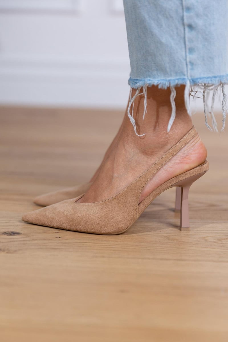Ellen | Slingback Heels for Women | Pointed Toe