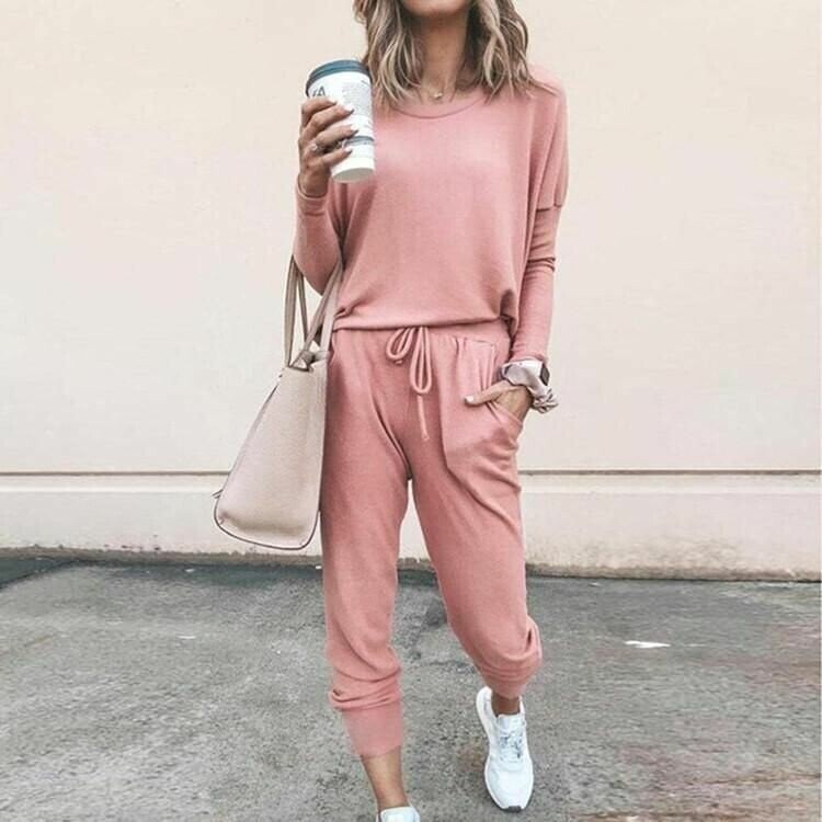 Ellen | Women's Two-Piece Set | Jogger-style Trousers