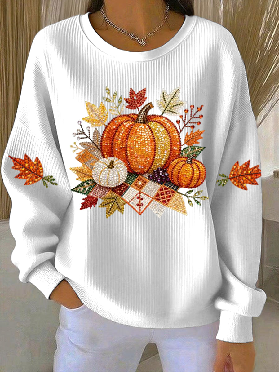 Women’s Sweatshirt | Pumpkin Graphic Design
