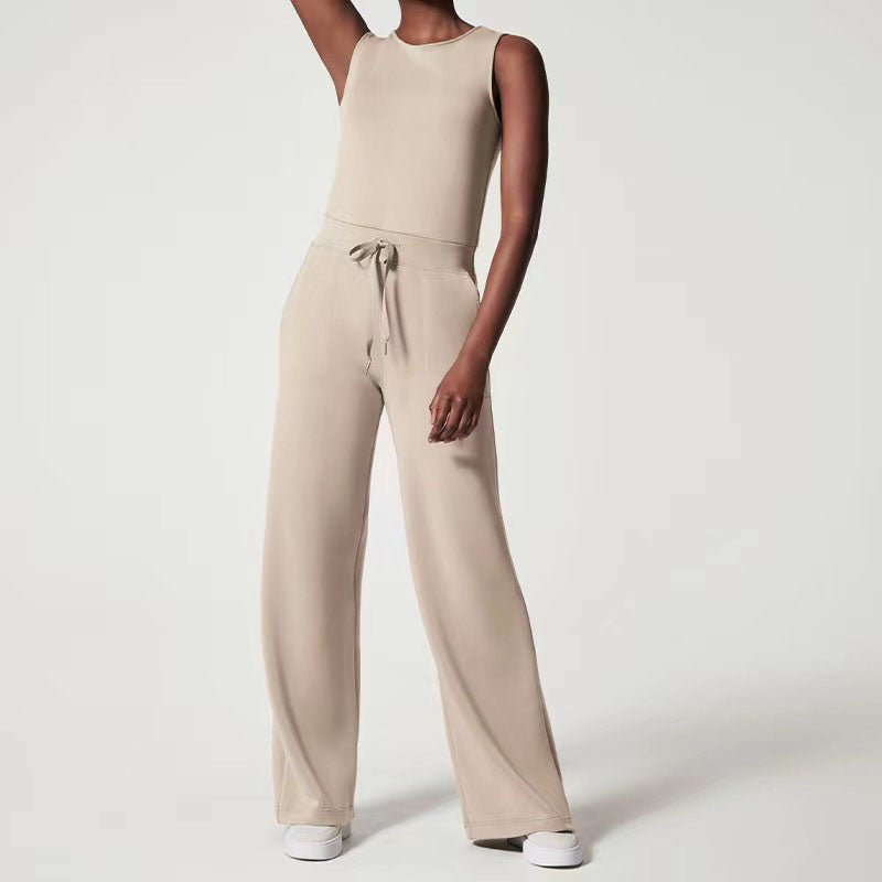 Ellen | Women's Jumpsuit | Tie Waist Full Length Cut